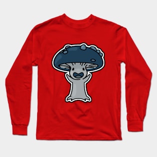 Happy Mushroom Warrior Long Sleeve T-Shirt